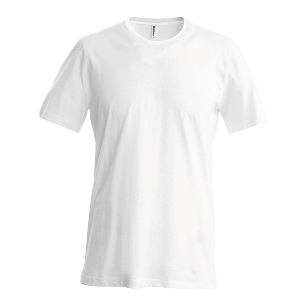Kariban Mens Crew Neck / White